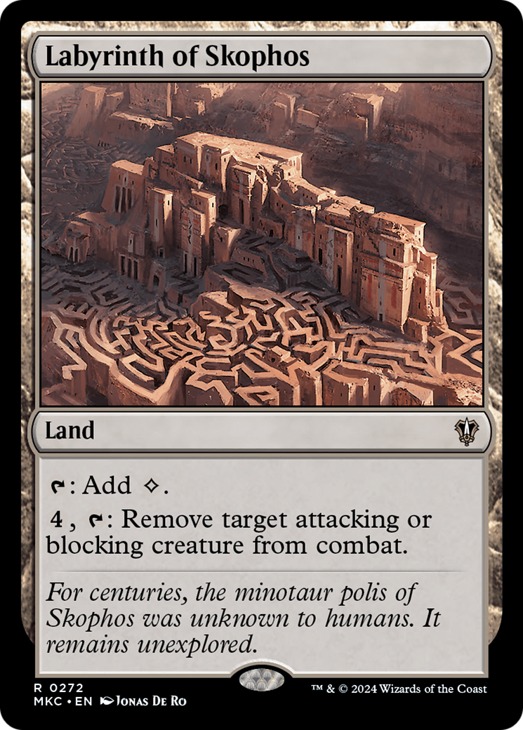 Labyrinth of Skophos (MKC-272) [Murders at Karlov Manor Commander] MTG Single Wizards of the Coast