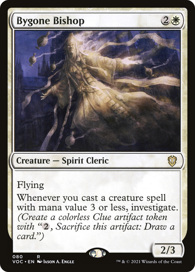 Bygone Bishop (VOC-080) [Crimson Vow Commander] MTG Single Wizards of the Coast