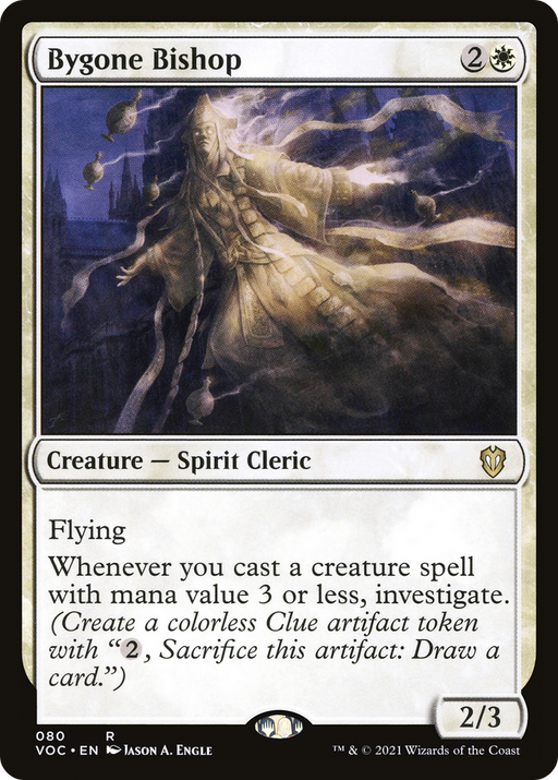 Bygone Bishop (VOC-080) [Crimson Vow Commander] MTG Single Wizards of the Coast