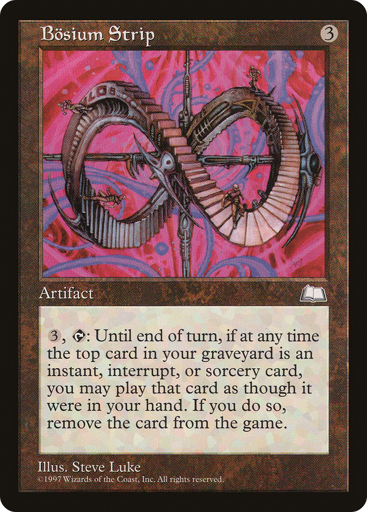 Bösium Strip (WTH-147) [Weatherlight] MTG Single Wizards of the Coast
