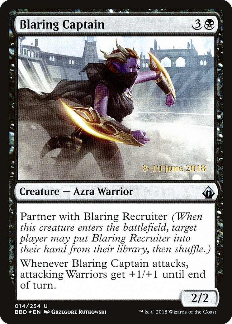 Blaring Captain (LARP-14S) [Battlebond Promos] Foil MTG Single Wizards of the Coast