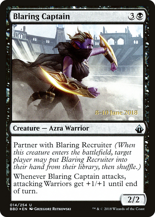 Blaring Captain (LARP-14S) [Battlebond Promos] Foil MTG Single Wizards of the Coast