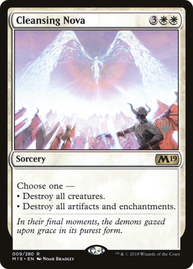 Cleansing Nova (PPM20-09P) [Core Set 2019 Promos] Foil MTG Single Wizards of the Coast