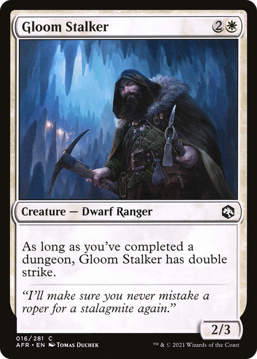 Gloom Stalker (AFR-016) [Adventures in the Forgotten Realms] Foil MTG Single Wizards of the Coast