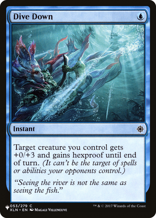Dive Down (LIST-XLN-53) [Mystery Booster] The List MTG Single Wizards of the Coast