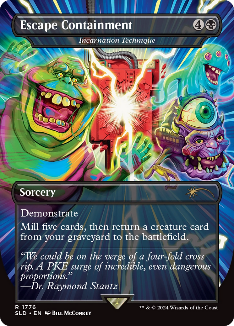 Escape Containment - Incarnation Technique (SLD-1776) [Secret Lair] Drop (Borderless) MTG Single Wizards of the Coast