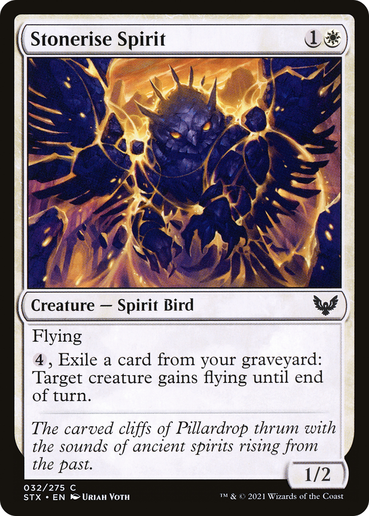 Stonerise Spirit (STX-032) [Strixhaven: School of Mages] Foil MTG Single Wizards of the Coast
