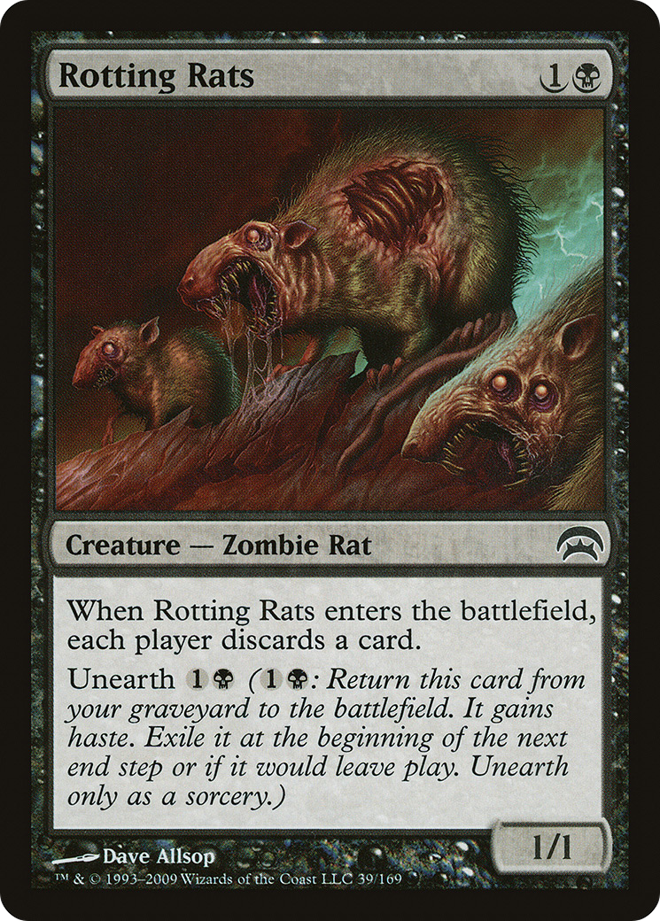 Rotting Rats (HOP-039) [Misc] Planechase MTG Single Wizards of the Coast