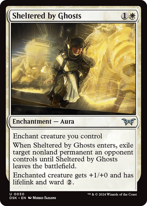 Sheltered by Ghosts (DSK-030) [Duskmourn: House of Horror] MTG Single Wizards of the Coast