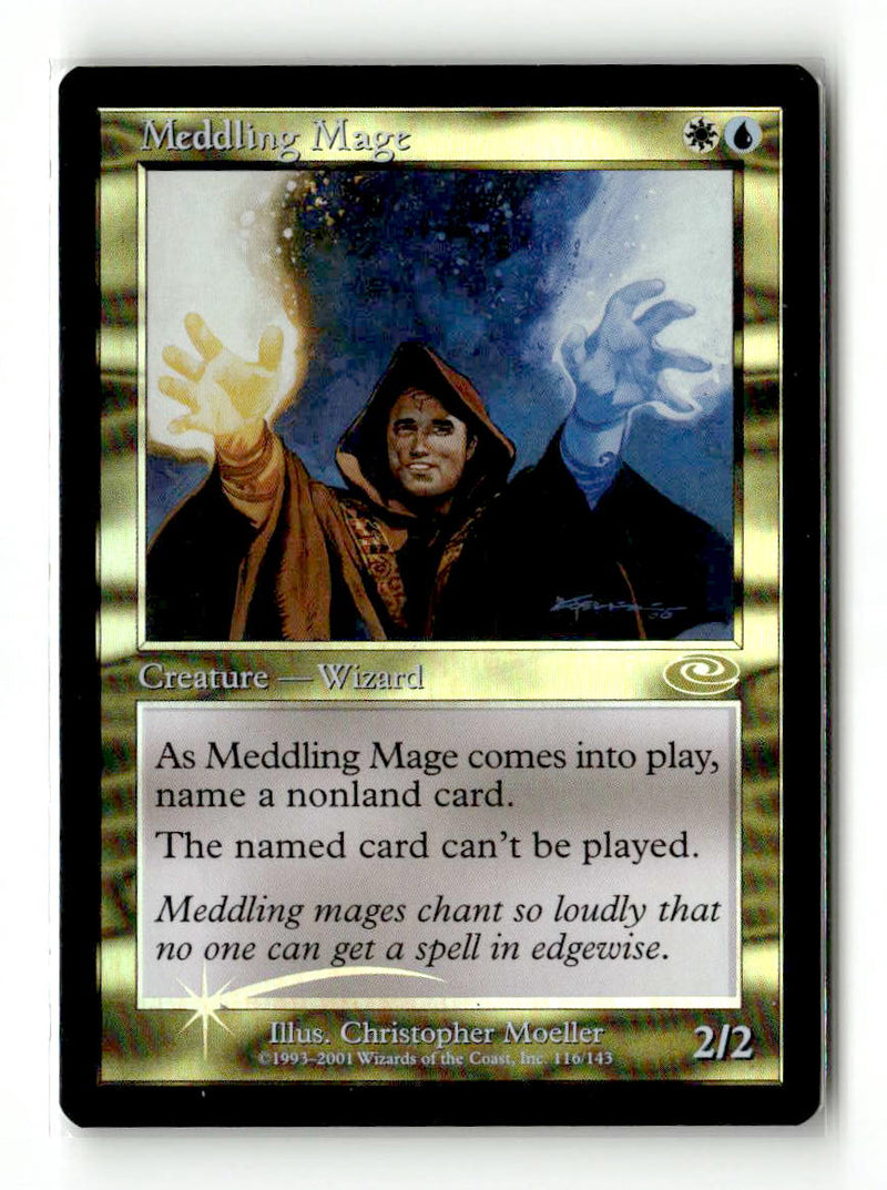 Meddling Mage [Planeshift] Foil - Scan (LB-103) High End MTG Single Magic: The Gathering