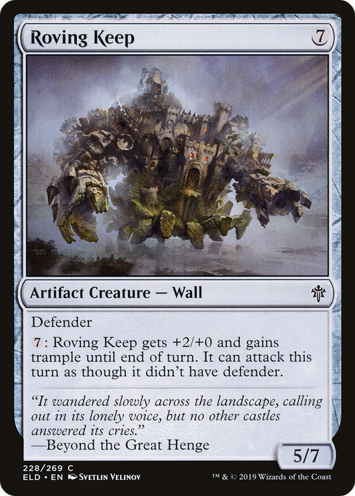 Roving Keep (ELD-228) [Throne of Eldraine] MTG Single Wizards of the Coast
