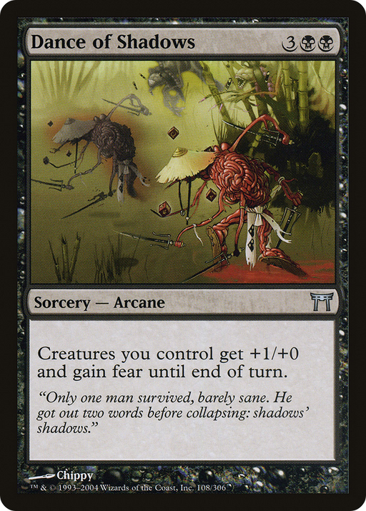 Dance of Shadows (CHK-108) [Champions of Kamigawa] MTG Single Wizards of the Coast