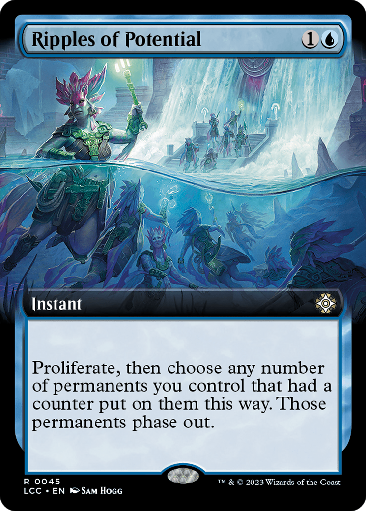 Ripples of Potential (LCC-045) [The Lost Caverns of Ixalan Commander] (Extended Art) MTG Single Wizards of the Coast