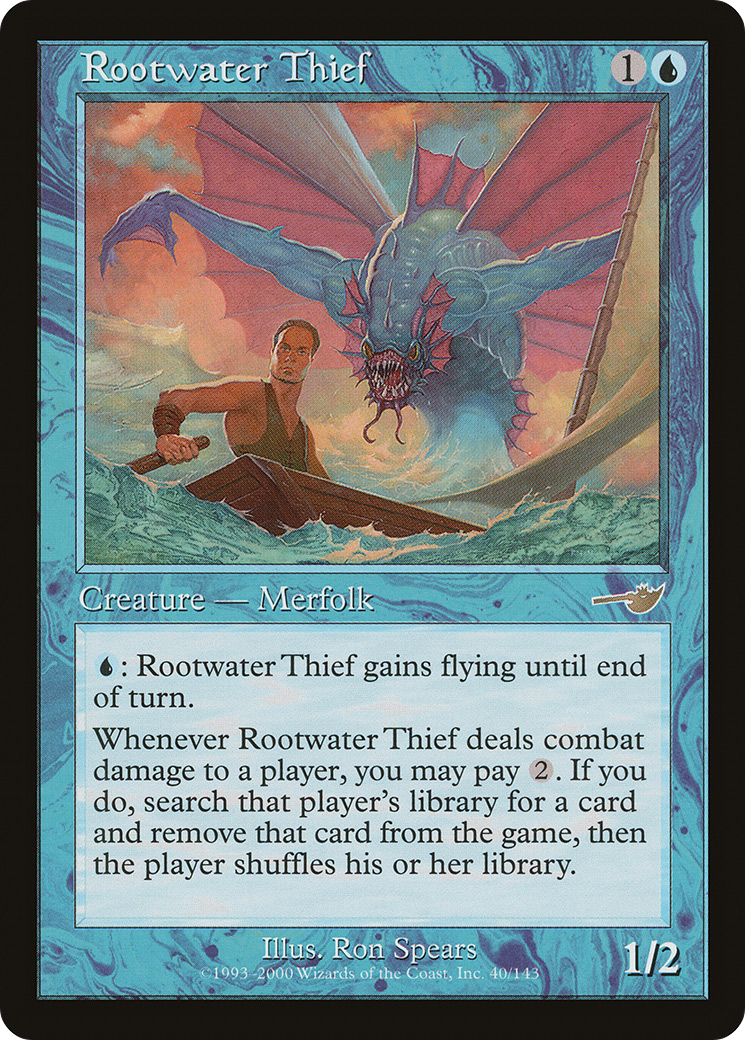 Rootwater Thief (NMS-040) [Nemesis] MTG Single Wizards of the Coast