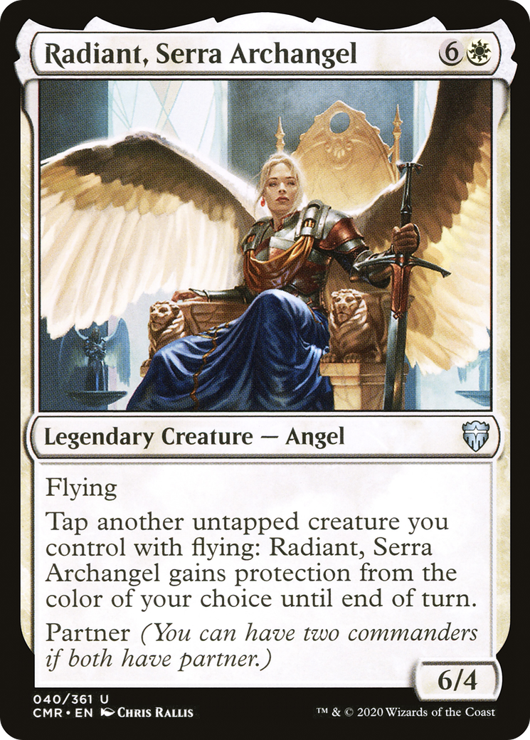 Radiant, Serra Archangel [Commander Legends] MTG Single Magic: The Gathering
