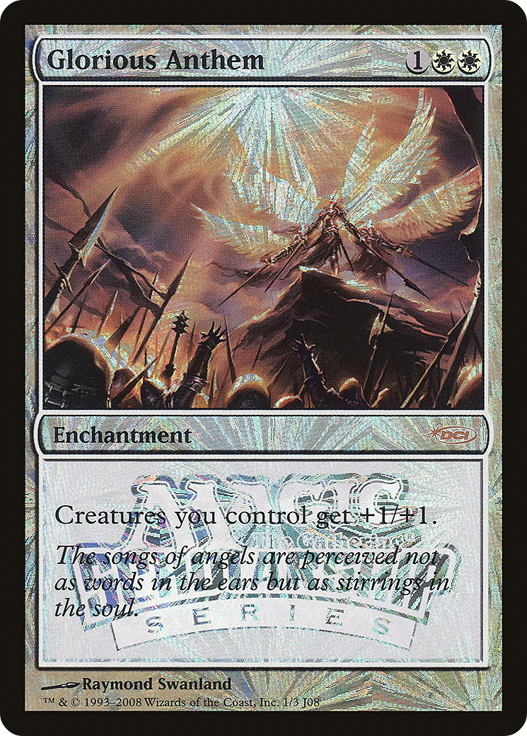 Glorious Anthem (Scholarship Series) (JSS-001) [Misc] Junior Super Series Foil MTG Single Wizards of the Coast