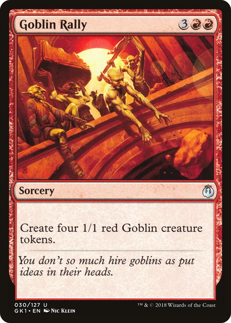 Goblin Rally (GR1-030) [Misc] GRN Guild Kit MTG Single Wizards of the Coast