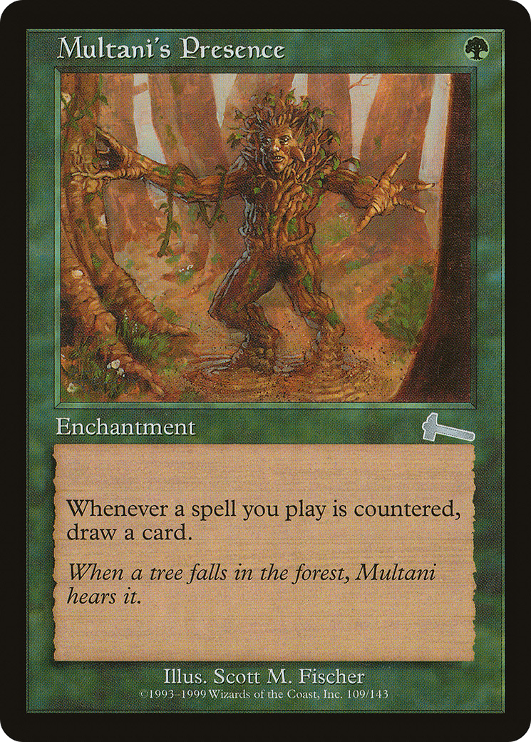 Multani's Presence (ULG-109) [Urza's Legacy] MTG Single Wizards of the Coast