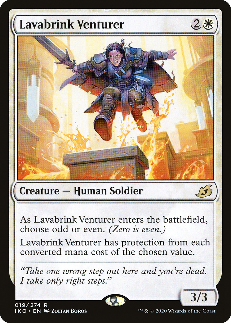 Lavabrink Venturer (IKO-019) [Ikoria: Lair of Behemoths] Foil MTG Single Wizards of the Coast