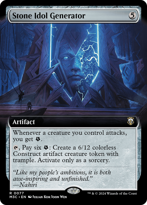 Stone Idol Generator (M3C-077) [Modern Horizons 3 Commander] (Extended Art) MTG Single Modern Horizons 3 Commander