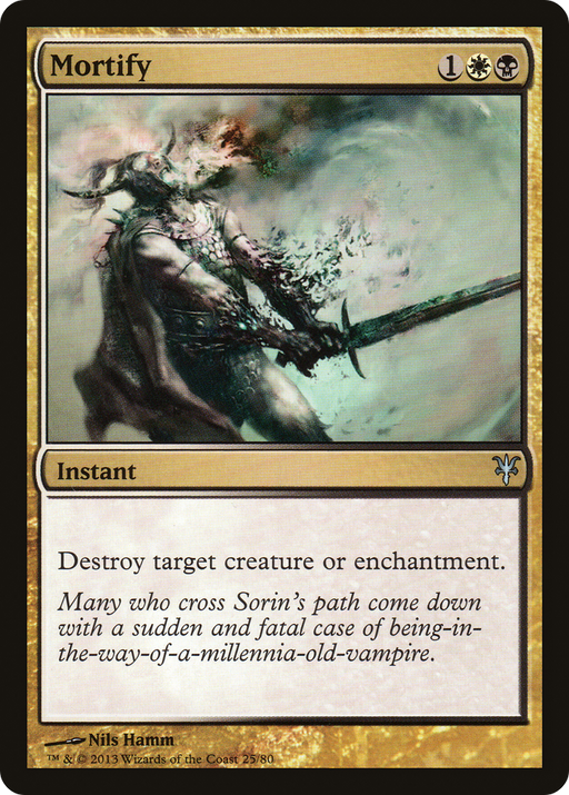 Mortify (DDK-025) [Misc] Duel Decks: Sorin vs. Tibalt MTG Single Wizards of the Coast