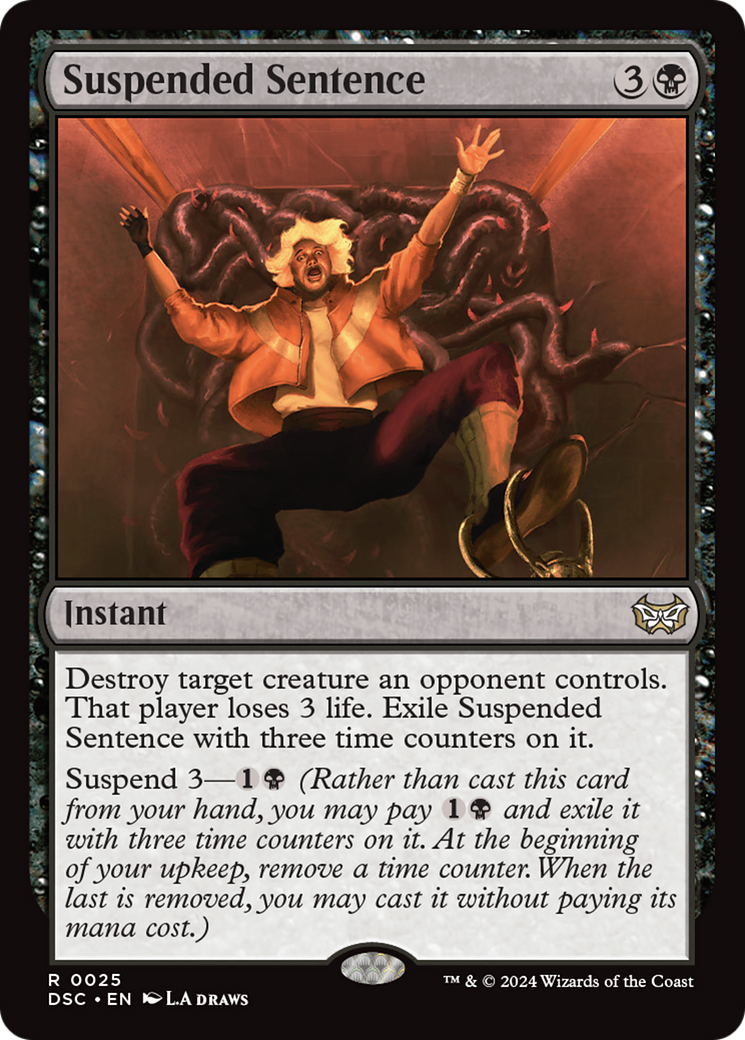 Suspended Sentence (DSC-025) [Duskmourn: House of Horror Commander] MTG Single Wizards of the Coast