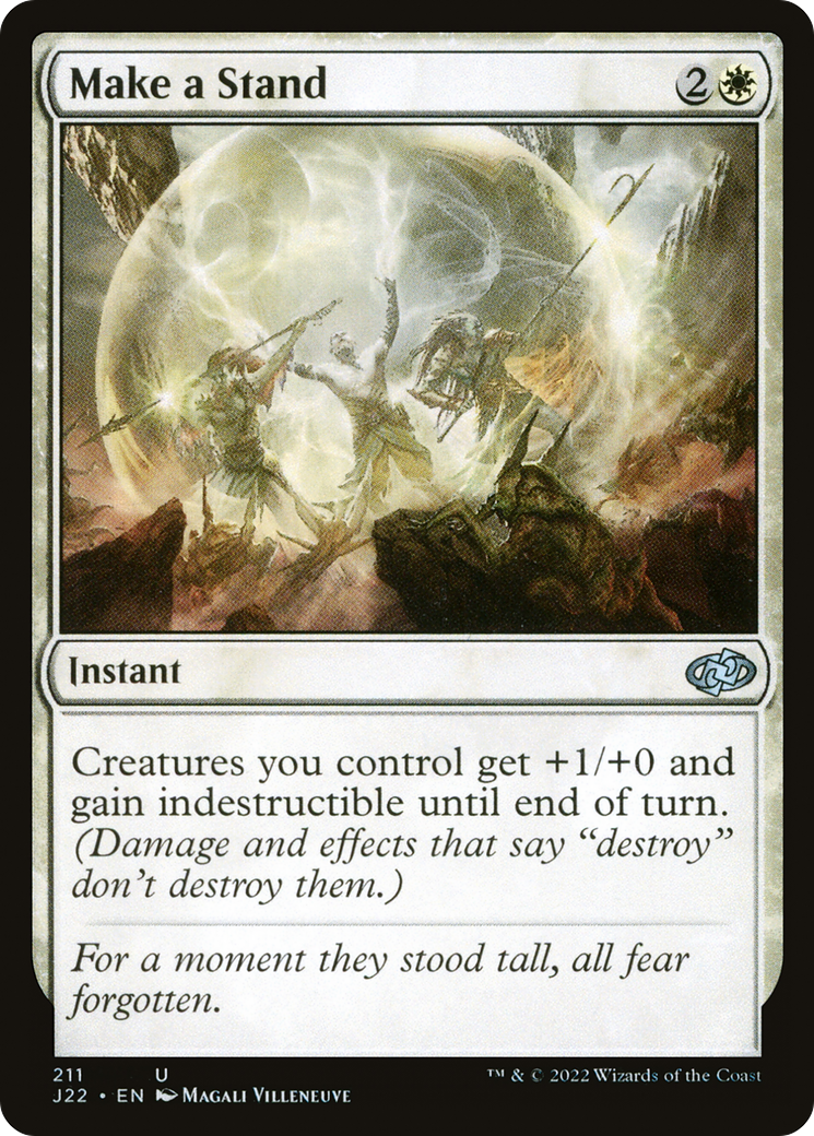 Make a Stand (J22-211) [Jumpstart 2022] MTG Single Wizards of the Coast