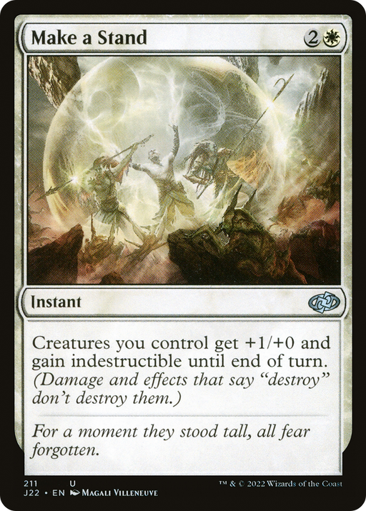 Make a Stand (J22-211) [Jumpstart 2022] MTG Single Wizards of the Coast