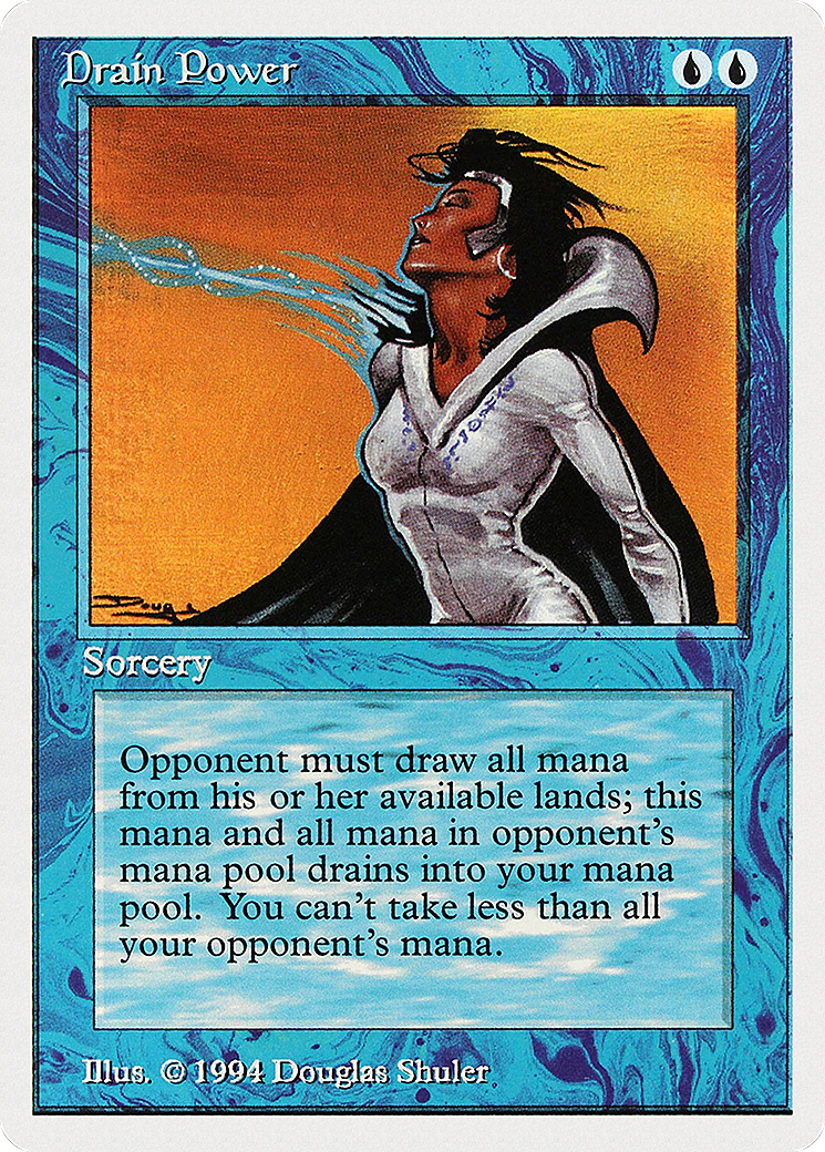 Drain Power (SUM-056) [Misc] Summer Magic / Edgar MTG Single Wizards of the Coast
