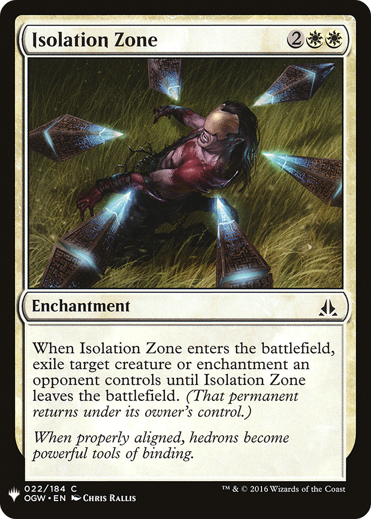 Isolation Zone (LIST-OGW-22) [Mystery Booster] The List MTG Single Wizards of the Coast