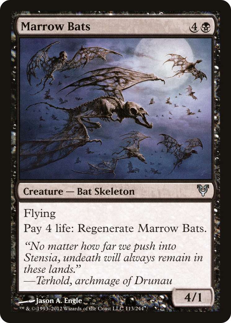 Marrow Bats (AVR-113) [Avacyn Restored] MTG Single Wizards of the Coast