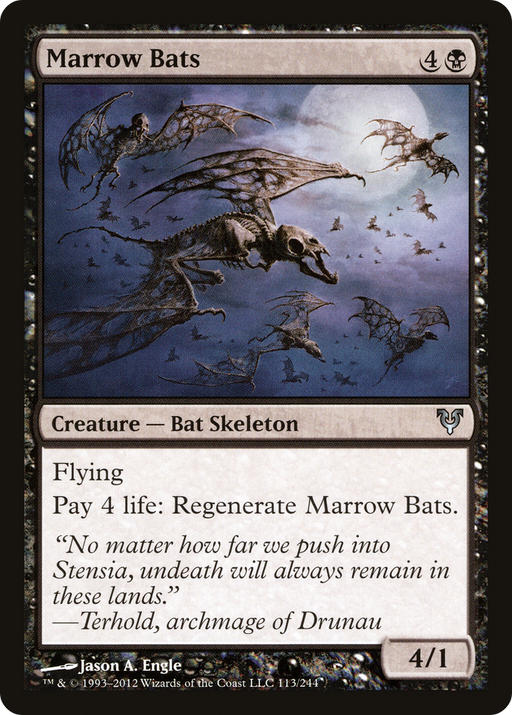 Marrow Bats (AVR-113) [Avacyn Restored] MTG Single Wizards of the Coast