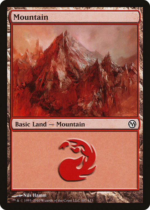 Mountain (107) (DPA-107) [Misc] Duels of the Planeswalkers MTG Single Wizards of the Coast