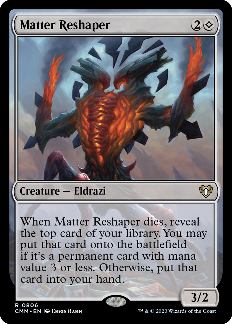 Matter Reshaper (CMM-806) [Commander Masters] MTG Single Wizards of the Coast