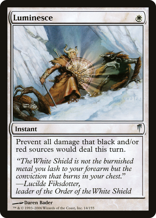 Luminesce (CSP-014) [Coldsnap] MTG Single Wizards of the Coast