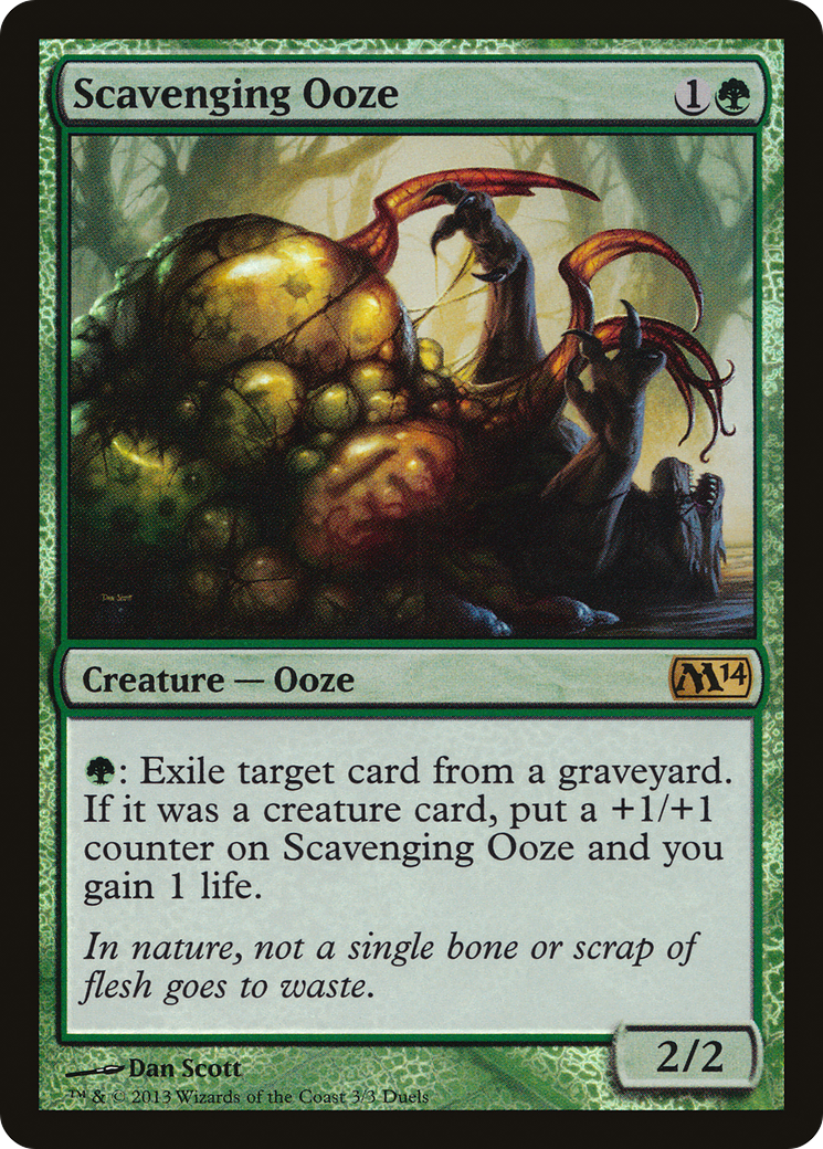 Scavenging Ooze (MEDIA-001) [Misc] Duels of the Planeswalkers 2014 Promos Foil MTG Single Wizards of the Coast