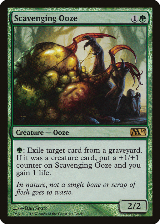 Scavenging Ooze (MEDIA-001) [Misc] Duels of the Planeswalkers 2014 Promos Foil MTG Single Wizards of the Coast