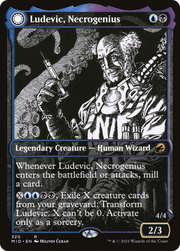 Ludevic, Necrogenius (MID-320) [Innistrad: Midnight Hunt] (Showcase) Foil MTG Single Wizards of the Coast