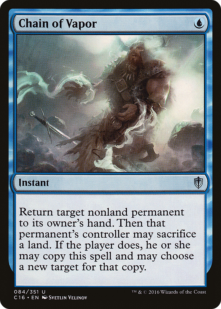 Chain of Vapor (C16-084) [Commander 2016] MTG Single Wizards of the Coast