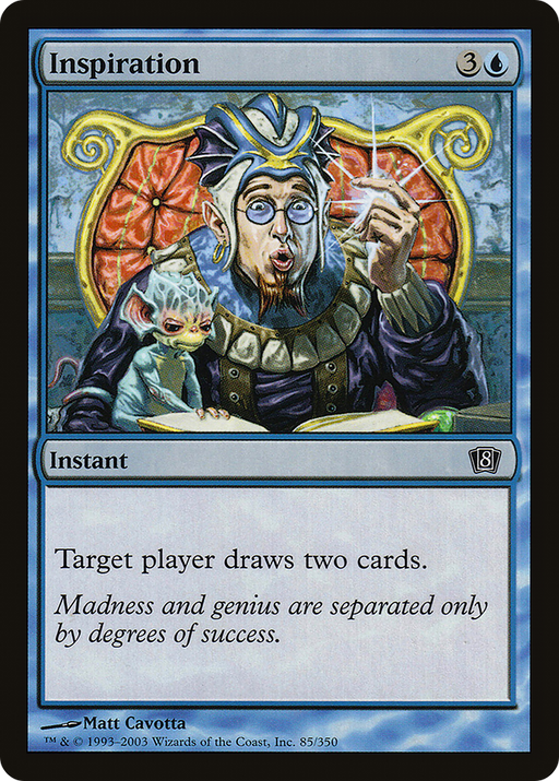 Inspiration (8ED-085) [8th Edition] MTG Single Wizards of the Coast