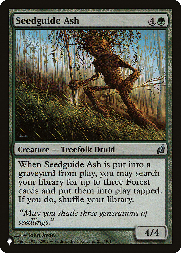 Seedguide Ash (LIST-235/301) [Mystery Booster] The List MTG Single Wizards of the Coast