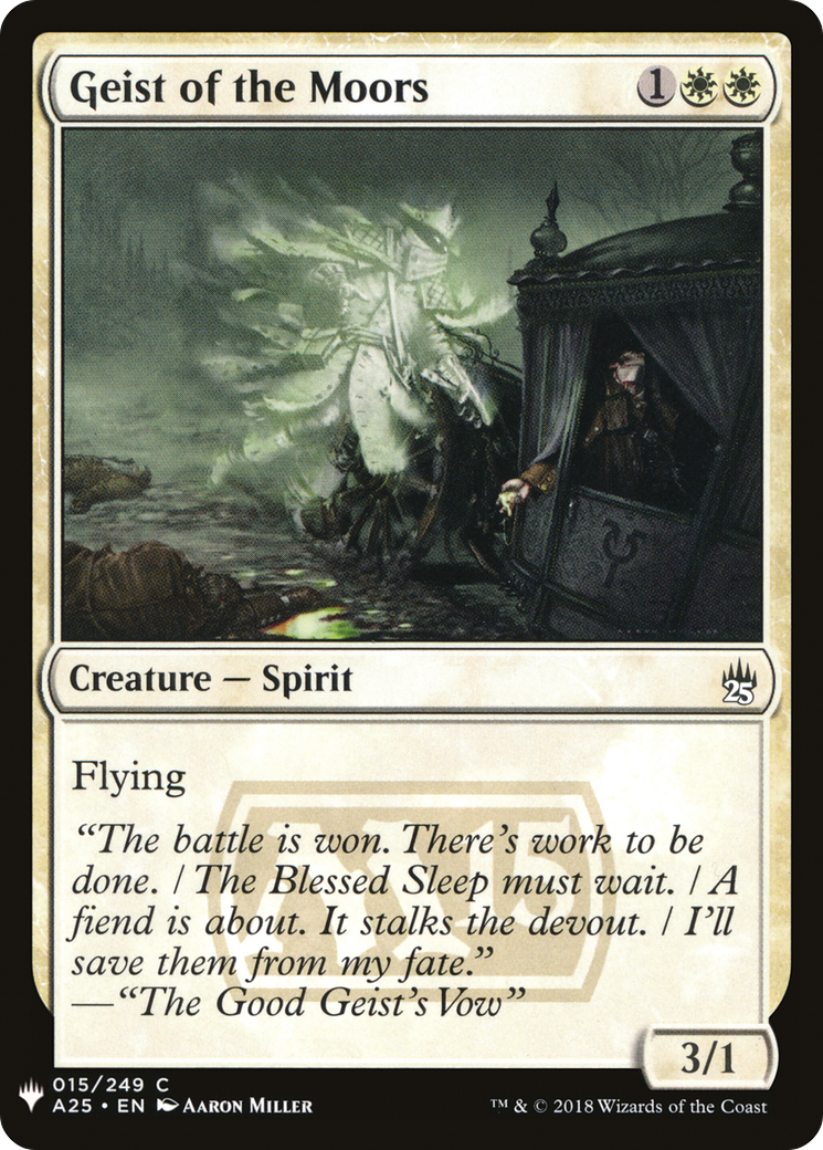 Geist of the Moors (LIST-015) [Mystery Booster] The List MTG Single Wizards of the Coast