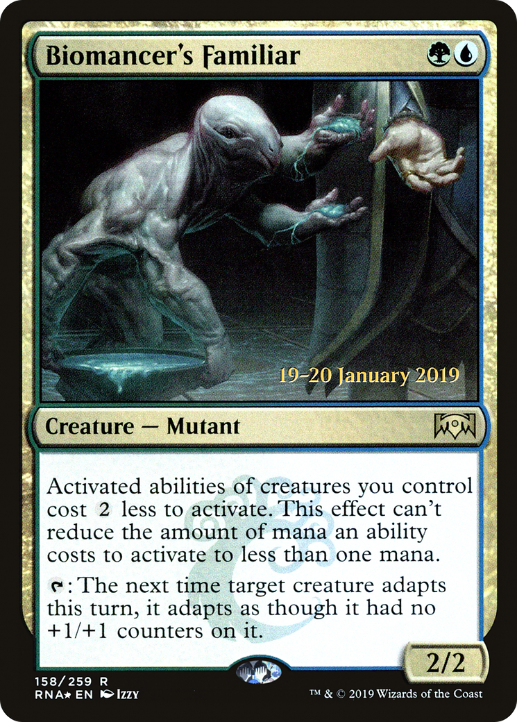 Biomancer's Familiar (PRE-158) [Ravnica Allegiance Promos] Foil MTG Single Wizards of the Coast