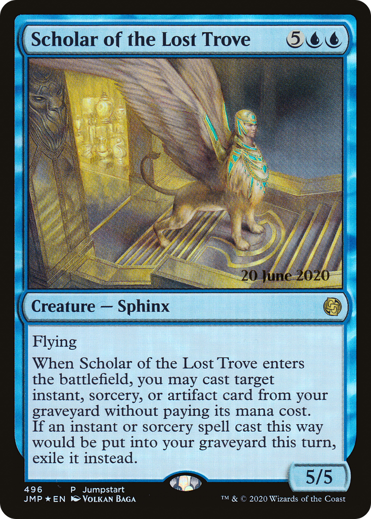 Scholar of the Lost Trove (LARP-496) [Jumpstart] Foil MTG Single Wizards of the Coast