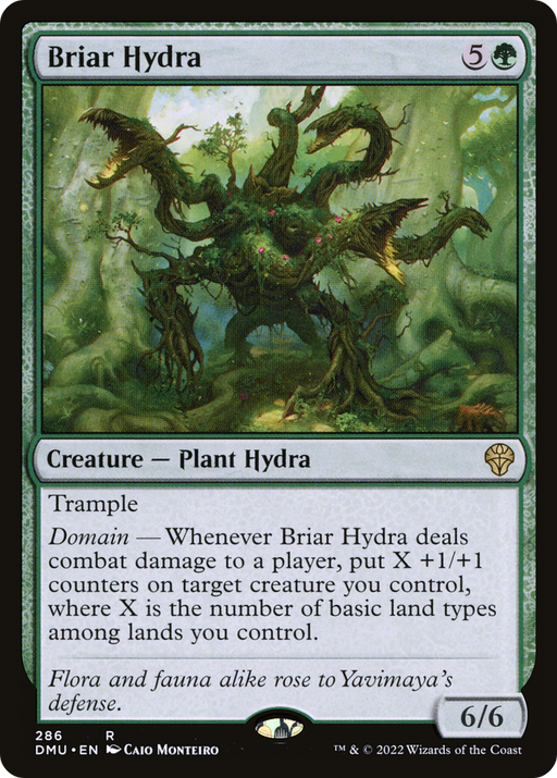 Briar Hydra (DMU-286) [Dominaria United] MTG Single Wizards of the Coast