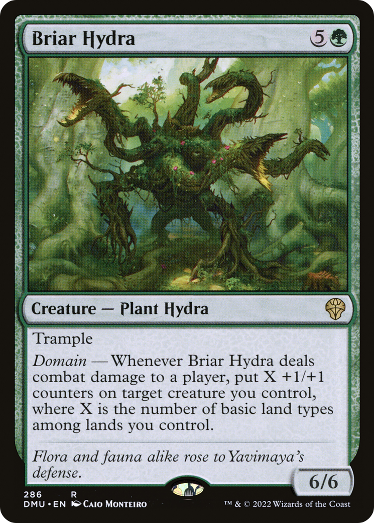 Briar Hydra (DMU-286) [Dominaria United] Foil MTG Single Wizards of the Coast