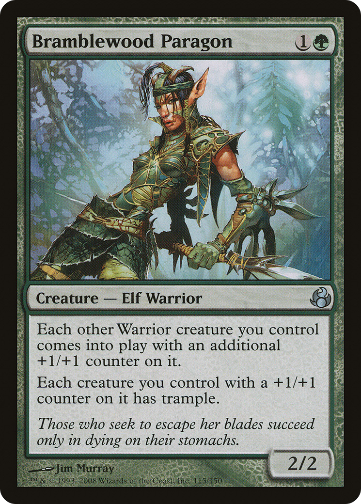 Bramblewood Paragon (MOR-115) [Morningtide] Foil MTG Single Wizards of the Coast