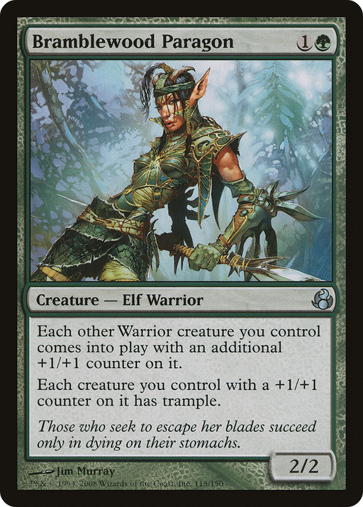Bramblewood Paragon (MOR-115) [Morningtide] Foil MTG Single Wizards of the Coast