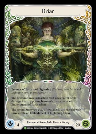 Briar [HER064] (Promo)  Cold Foil Flesh And Blood Single Flesh And Blood   