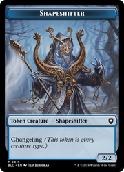 Pest // Shapeshifter Double-Sided Token [Tokens] Bloomburrow Commander Tokens MTG Single Magic: The Gathering